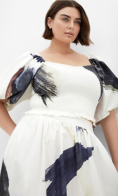 Women's Plus Size Rowy Buttercup Top