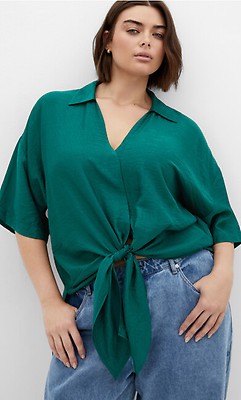 Women's Plus Size Mosaic Print Shirt