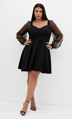 ohga FLARE DRESS Sサイズ　ブラック Jones Wear Womens Black Fit & Flare Dress Size 12 NEW | eBay