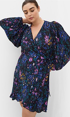 city chic royal blue dress Women's Plus Size Lovers Lane Print Achieve a chic look