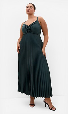 plus size green slip dress MARAYA Plus Size Green Rhinestone Mesh Long Sleeve Maxi Dress With Slip Dress 6 US women's numeric / More and Custom Color main image 0