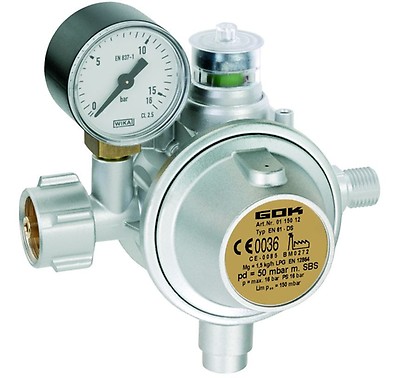 Régulateur Basse Pression GOK FLR BHK/K - 4kg/h - 50 Mbar - OPSO/UPSO - Neuf 2023