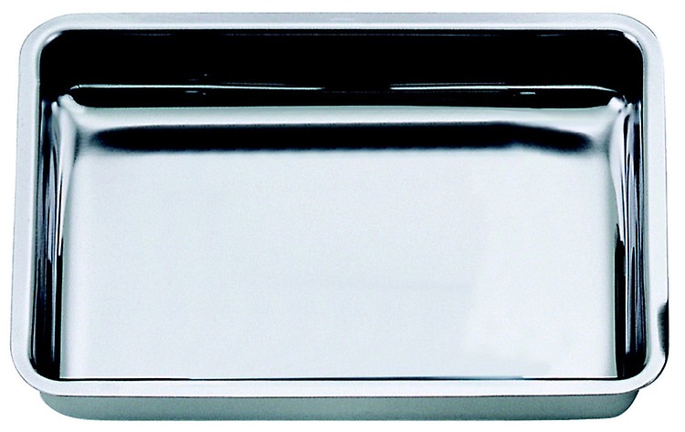 Plat à four rectangulaire en inox 40 x 28 cm Steel Pan