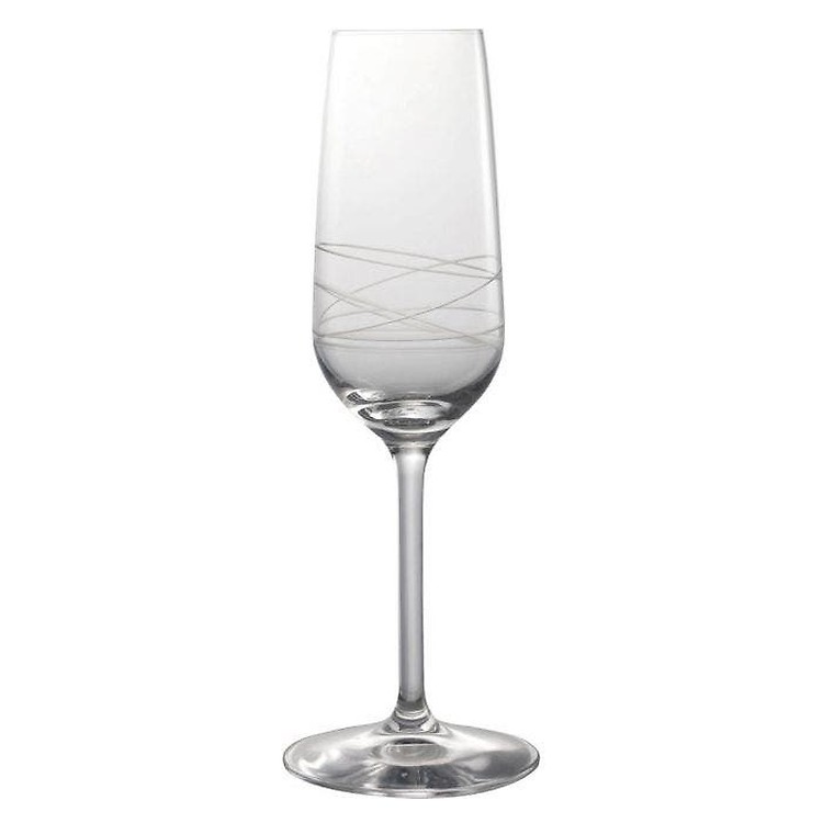 Flûtes à Champagne DEGRENNE Muse - Lot De 6 - 19 Cl - Cristallin Transparent - Compatibles Lave-vaisselle