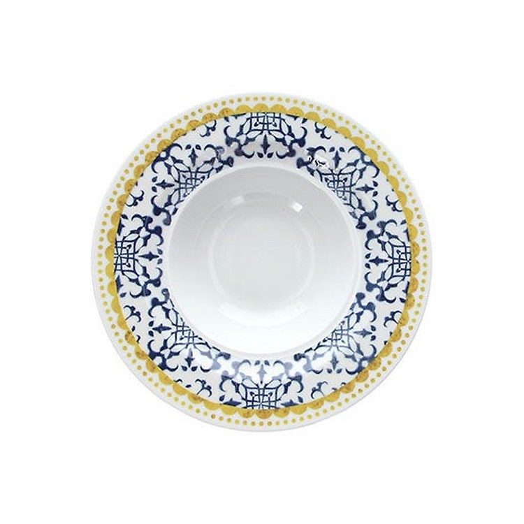 Assiettes Pates Assiette à Pâtes Bonna - Futura - Porcelaine - 27 Cm 400 Cc - Lot De 6 Assiettes A Pates