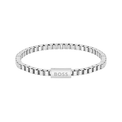 BOSS Men\'s Chain For Him Bracelet in Stainless Steel | Ruby & Oscar | Edelstahlarmbänder