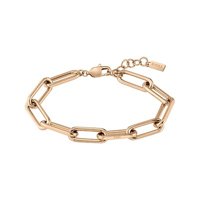 Buy Calvin Klein Hook Stainless Steel and Rose Gold Plated Bangle Online