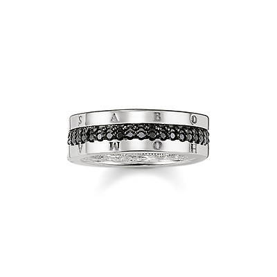Ring square silver, Rebel at Heart