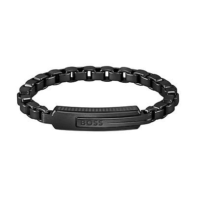 BOSS Men\'s Chain For Him Bracelet in Stainless Steel | Ruby & Oscar