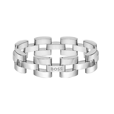 BOSS Men\'s Chain For Him Bracelet in Stainless Steel | Ruby & Oscar