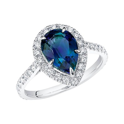 Alexandrite store teardrop ring