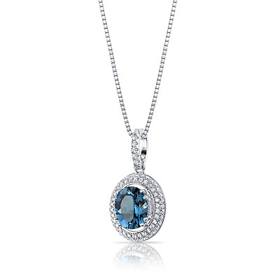 Tanzanite & CZ Harmony Pendant Necklace | Ruby & Oscar