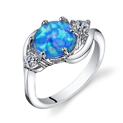 Blue Topaz Ring With Sterling Silver – Nova Collection Jewelry