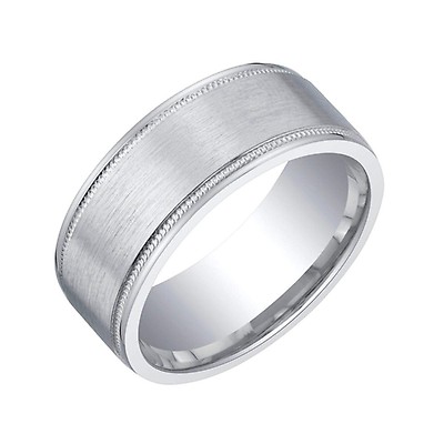 Men's Sapphire Ring in Sterling Silver