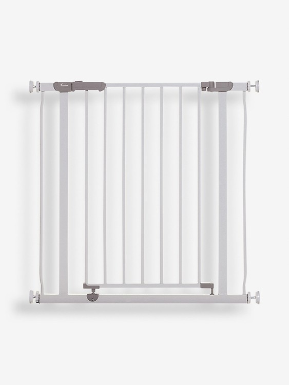 Babydan Ebba Flexible Metal Safety Gate White Jojo Maman Bebe