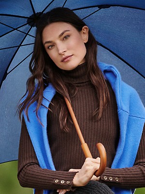 H_Brown Arlette Turtleneck | Women's Sweaters | J.McLaughlin