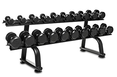 Pack Rack Set de Mancuernas de Goma de 2,5 a 30 kg (12 Pares