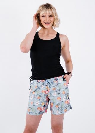 Maya Swim Top With Above the Knee Board Shorts