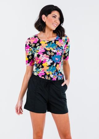 Lena Swim Top With 4" Board Shorts