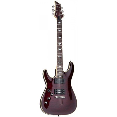 Schecter Omen Extreme-6 Electric Guitar, Ocean Blue Burst