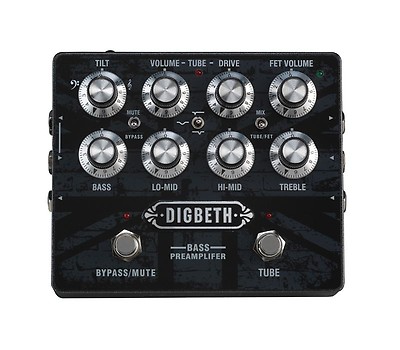 EHX Battalion Bass Preamp, Distortion and DI Pedal