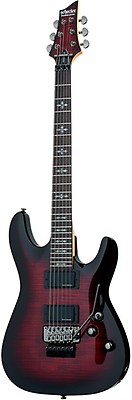 Schecter Demon 6 FR Aged Black Satin Electric Guitar