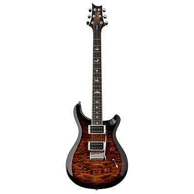 PRS SE Custom 24 08 Quilt Electric Guitar, Charcoal Cherry Burst