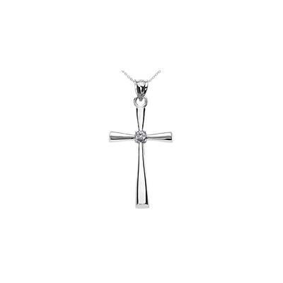 Sterling silver sale baseball cross necklace