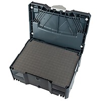 Bosch Sortimo Snij-inzetset | L BOX 136 (antraciet) incl. snij-inzetstukken set EPP & plafondinleg | assortimentsdoos grote schroeven