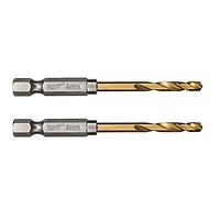 Milwaukee SHOCKWAVE Red Hex HSS-G Titanium Drill Bit 8mm x 111mm