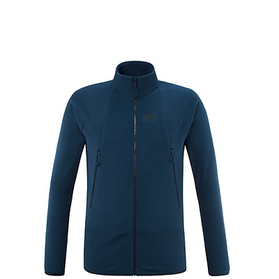 Men's Fleece Jacket FUSION GRID JKT M - navy blue - Fleece jacket ...