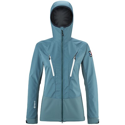 Women's Softshell Jacket TRILOGY CORDURA HOODIE W - navy blue - Softshell  jacket - Alpinisme