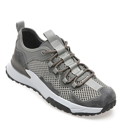Pantofi sport SKECHERS gri, TRACK, din material textil