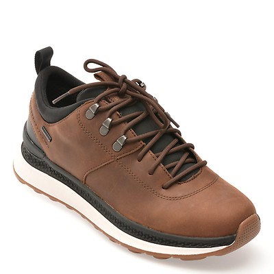 Mocasini GEOX negri, U55LAD, din piele naturala | Otter Romania