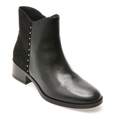 Mocasini GEOX negri, U55LAD, din piele naturala | Otter Romania