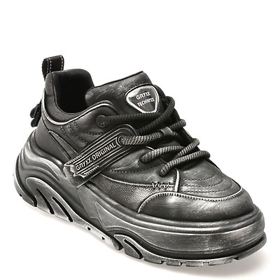 Pantofi sport GRYXX negri, 61030, din material textil | Otter Romania