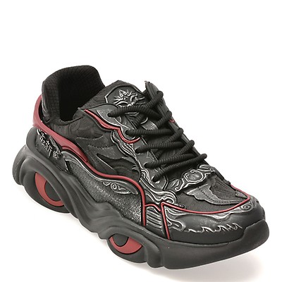 Pantofi sport GRYXX negri, 61030, din material textil | Otter Romania