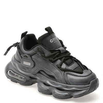 Pantofi sport GRYXX negri, 61030, din material textil | Otter Romania