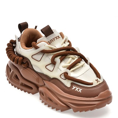 Pantofi sport GRYXX albi, 24126, din material textil | Otter Romania