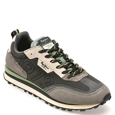 Pantofi sport PEPE JEANS maro, MS60013, din material textil