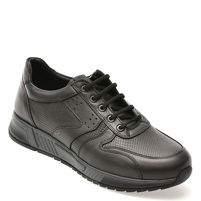Pantofi sport OTTER negri, 801, din material textil | Otter Romania
