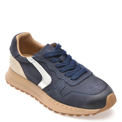 Pantofi sport REPLAY negri, MS1P64L, din material textil si piele