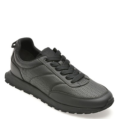 Pantofi sport HUGO negri, 7854, din material textil