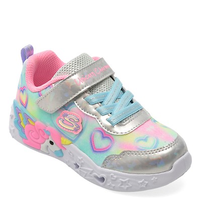 Pantofi sport SKECHERS roz, ETERNAL HEART LIGHTS, din material