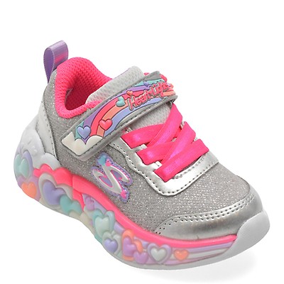 Pantofi sport SKECHERS albastri, MEGA SCENE, din material textil
