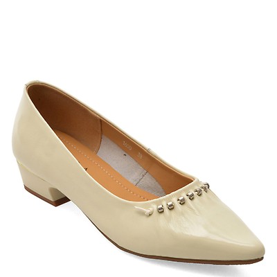 Pantofi eleganti EPICA bej, 1600, din piele naturala lacuita