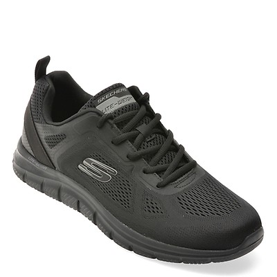 Pantofi sport SKECHERS negri, BOBS B FLEX HI, din material textil