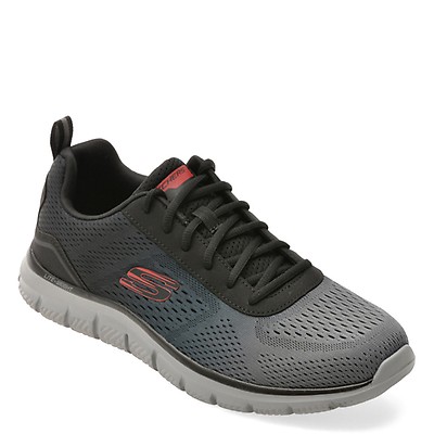 Pantofi sport SKECHERS negri, BOBS B FLEX HI, din material textil