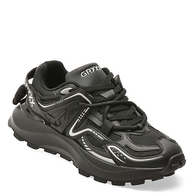 Pantofi sport GRYXX negri, 25050, din material textil | Otter Romania