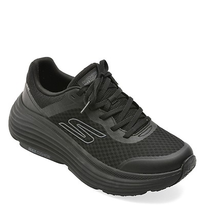 Pantofi sport SKECHERS negri, BOBS B FLEX HI, din material textil